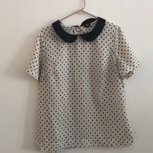 Polka dot top